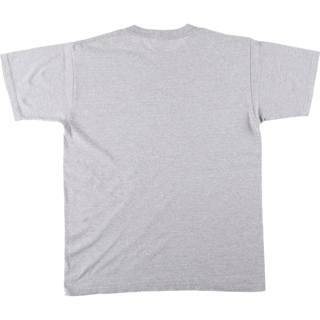 2000'S Anvil Print T-Shirt, Made in USA, Men's Size L cotton gray type Vintage Second Hand