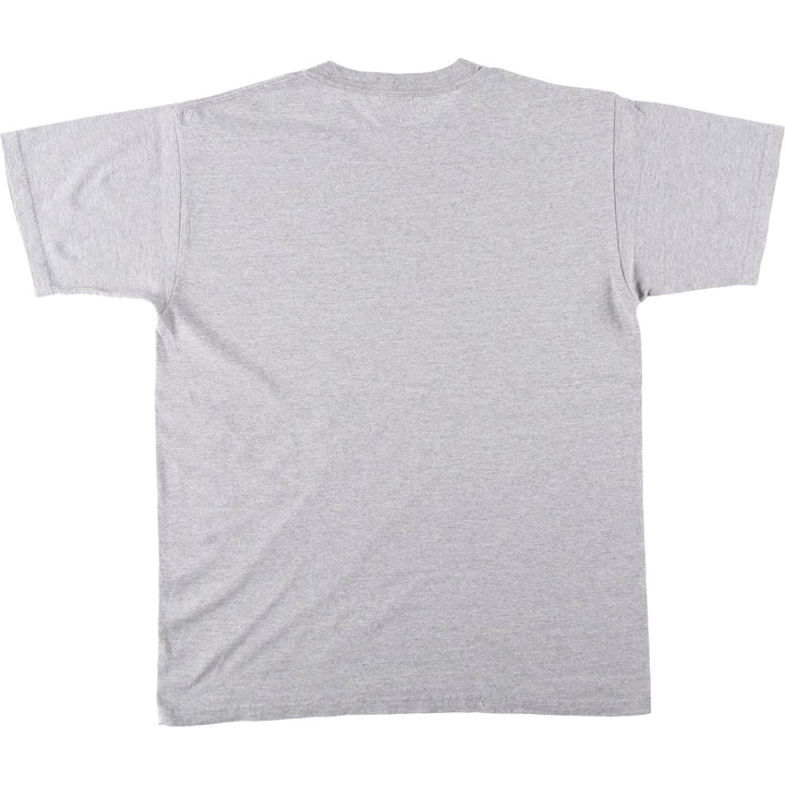 2000'S Anvil Print T-Shirt, Made in USA, Men's Size L cotton gray type Vintage Second Hand