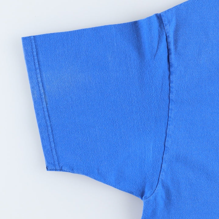 Vintage 90'S Hanes BEEFY-T Printed T-Shirt, Men's Size XL cotton blue type Vintage Second Hand