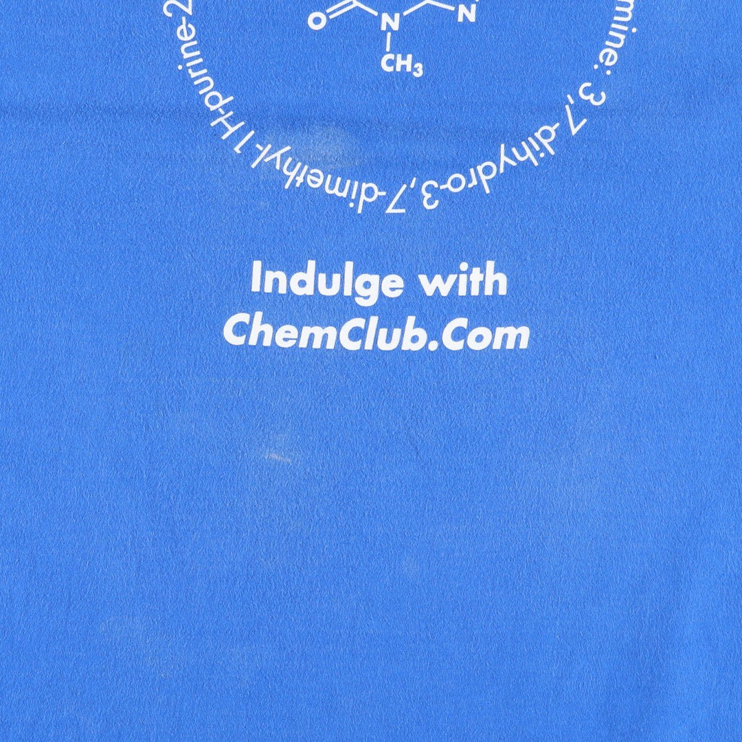 Vintage 90'S Hanes BEEFY-T Printed T-Shirt, Men's Size XL cotton blue type Vintage Second Hand