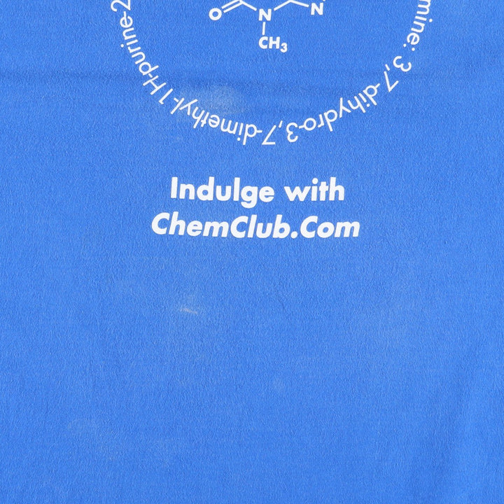 Vintage 90'S Hanes BEEFY-T Printed T-Shirt, Men's Size XL cotton blue type Vintage Second Hand