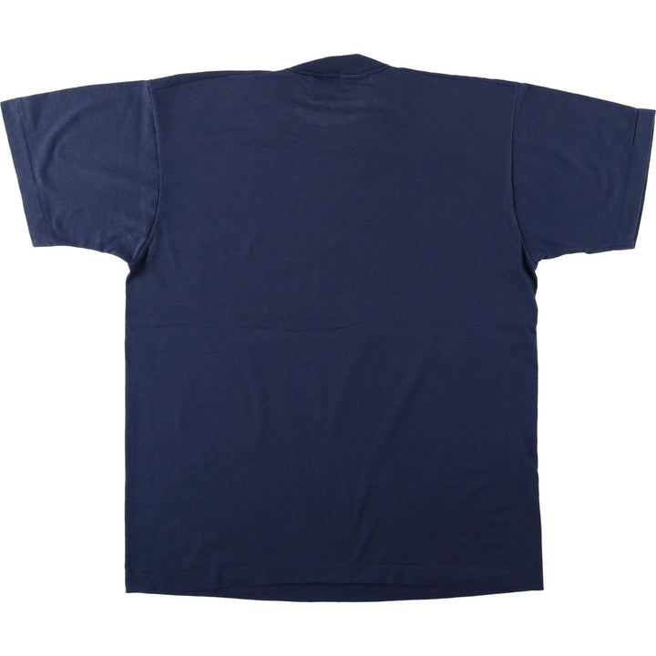 90'S Screen Stars Best Printed T-shirt Made in USA Men's L Vintage cotton navy blue type Vintage Second Hand