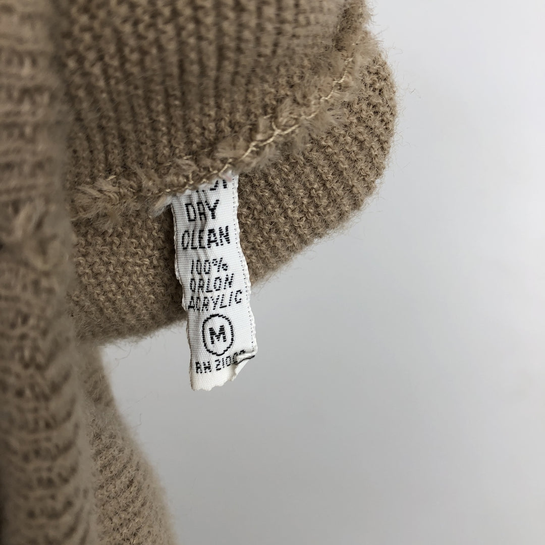 Lacoste IZOD V-neck acrylic knit sweater, made in the USA, men's size M. acrylic Beige type Vintage Second Hand