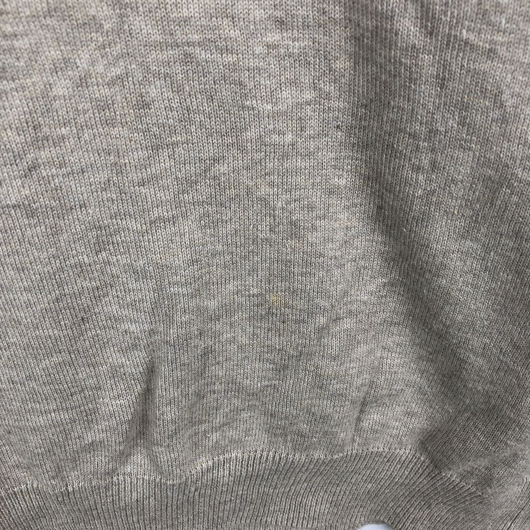 1990'S Eddie Bauer Polo Knit Sweater, Men's Size XL (Vintage) cotton unbleached Vintage Second Hand