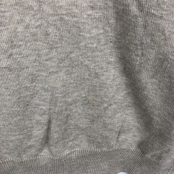 1990'S Eddie Bauer Polo Knit Sweater, Men's Size XL (Vintage) cotton unbleached Vintage Second Hand