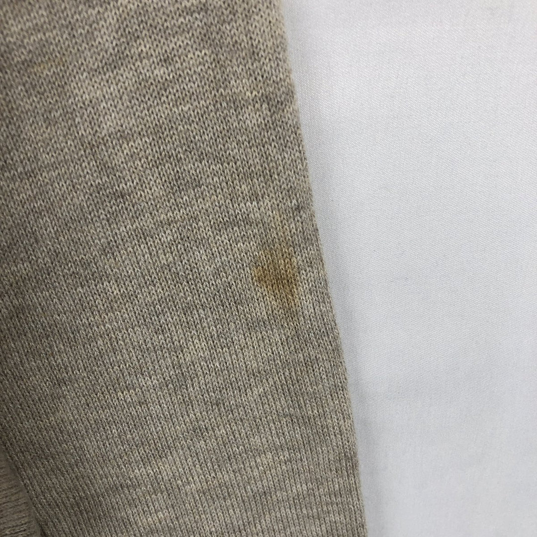 1990'S Eddie Bauer Polo Knit Sweater, Men's Size XL (Vintage) cotton unbleached Vintage Second Hand