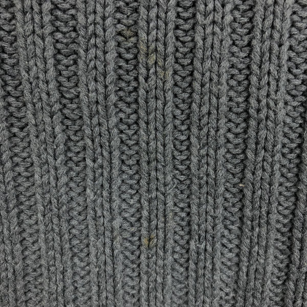 90'S GAP Vintage Ribbed Cotton Knit Sweater, Men's XL cotton gray type Vintage Second Hand