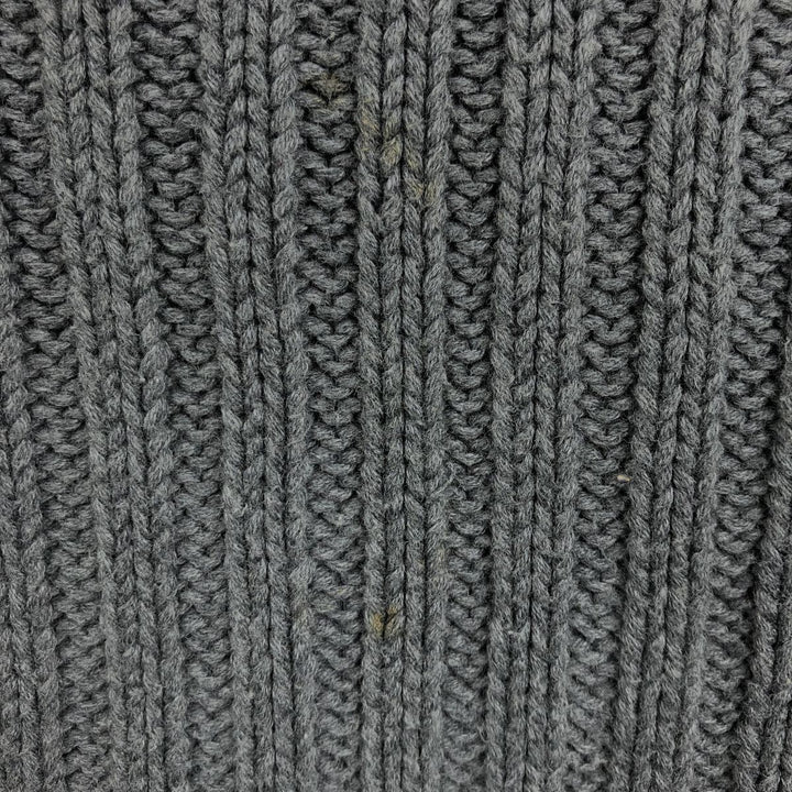 90'S GAP Vintage Ribbed Cotton Knit Sweater, Men's XL cotton gray type Vintage Second Hand