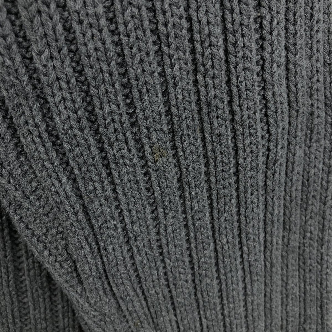 90'S GAP Vintage Ribbed Cotton Knit Sweater, Men's XL cotton gray type Vintage Second Hand
