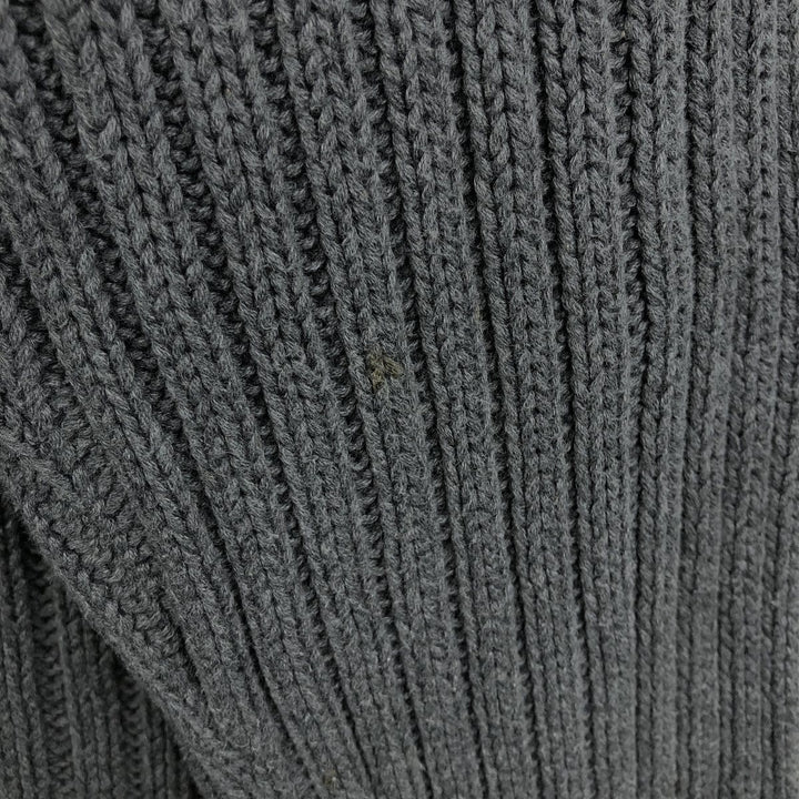 90'S GAP Vintage Ribbed Cotton Knit Sweater, Men's XL cotton gray type Vintage Second Hand