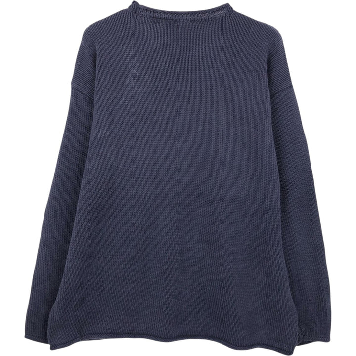 90'S GAP Vintage Cotton Knit Sweater, Men's XL cotton navy blue type Vintage Second Hand