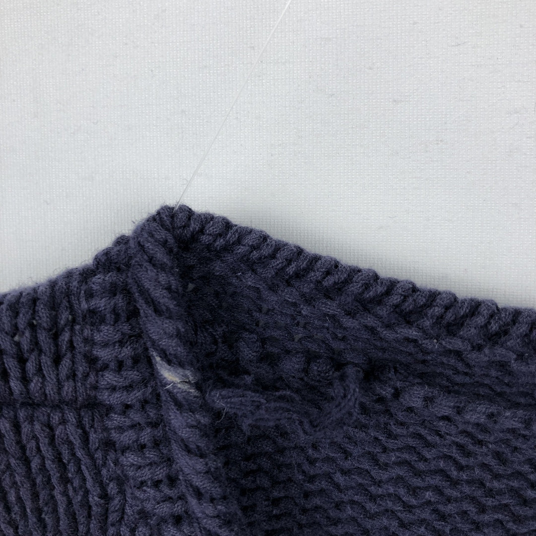 90'S GAP Vintage Cotton Knit Sweater, Men's XL cotton navy blue type Vintage Second Hand
