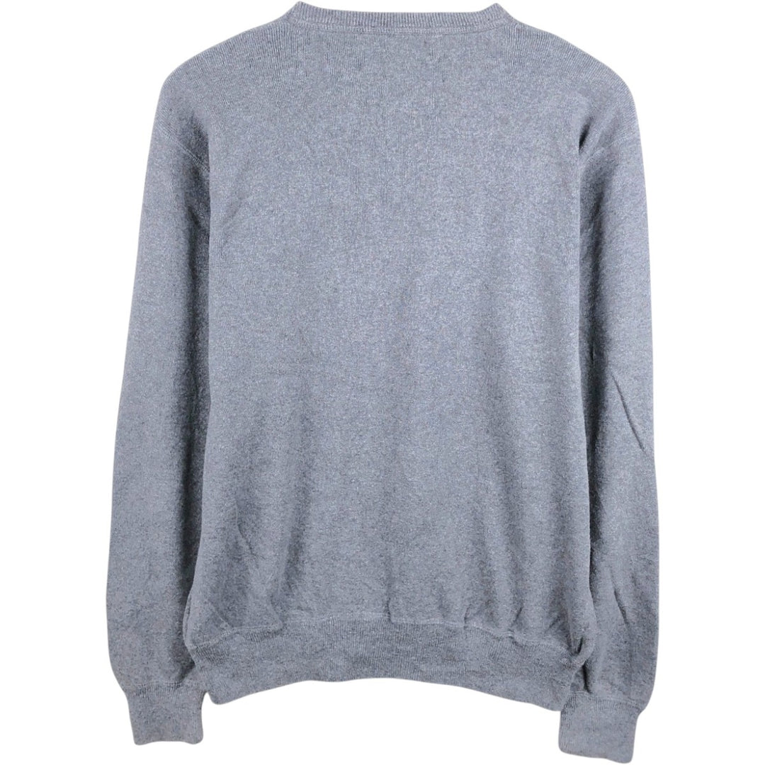 Ralph Lauren POLO by Ralph Lauren Cotton Knit Sweater Men's L size cotton gray type Vintage Second Hand
