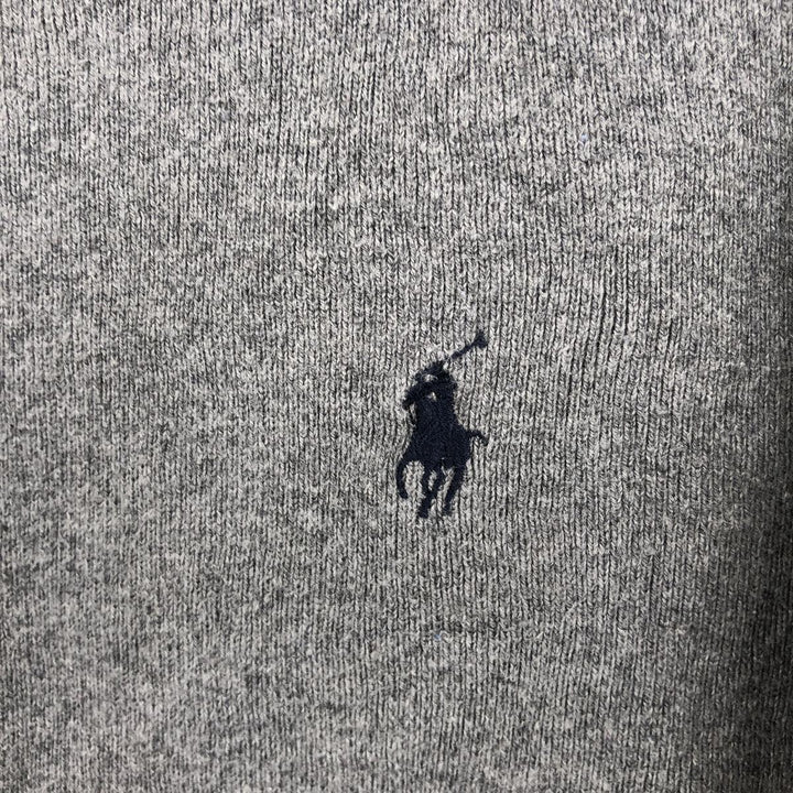 Ralph Lauren POLO by Ralph Lauren Cotton Knit Sweater Men's L size cotton gray type Vintage Second Hand