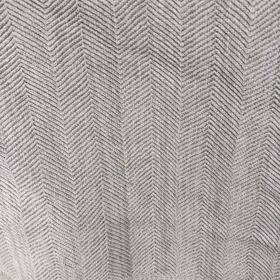 Ralph Lauren CHAPS Herringbone Cotton Knit Sweater Men's XL cotton gray type Vintage Second Hand
