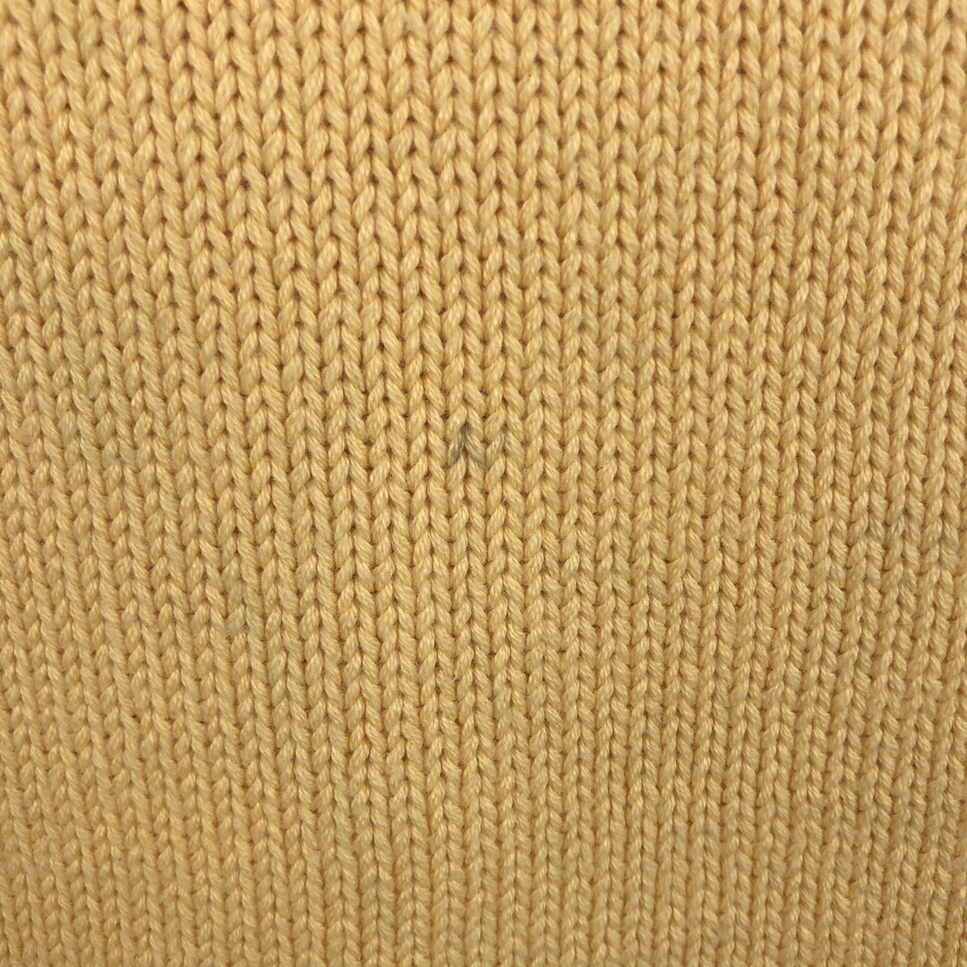 80s-90'S Eddie Bauer Black Tag Cotton Knit Sweater Men's XL Size Vintage cotton yellow type Vintage Second Hand
