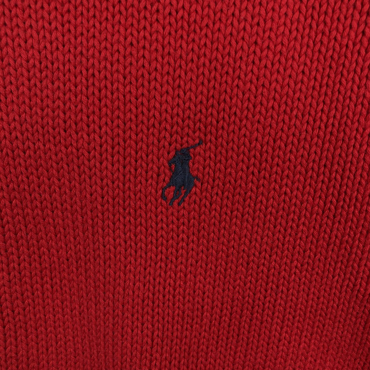 Ralph Lauren POLO by Ralph Lauren Cotton Knit Sweater Men's XL cotton red type Vintage Second Hand