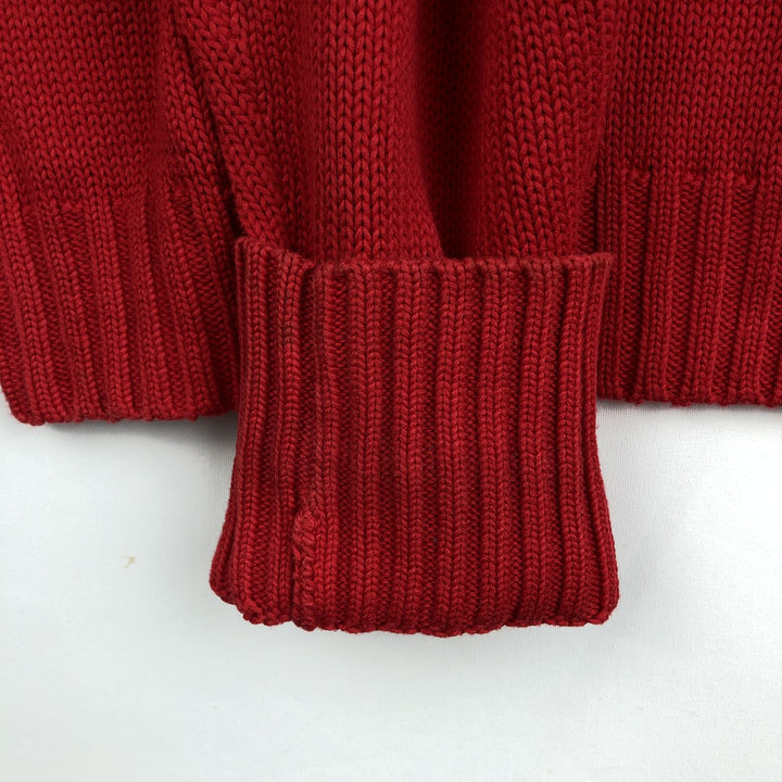 Ralph Lauren POLO by Ralph Lauren Cotton Knit Sweater Men's XL cotton red type Vintage Second Hand