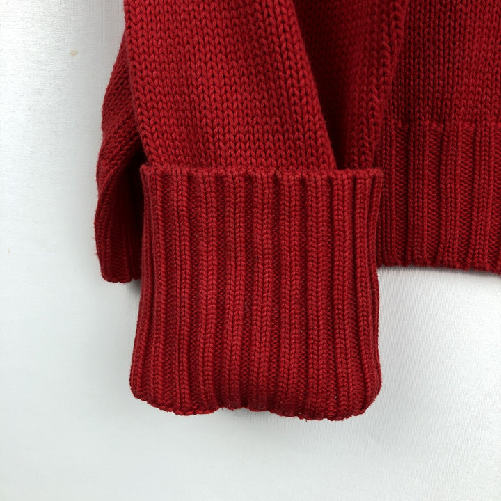 Ralph Lauren POLO by Ralph Lauren Cotton Knit Sweater Men's XL cotton red type Vintage Second Hand