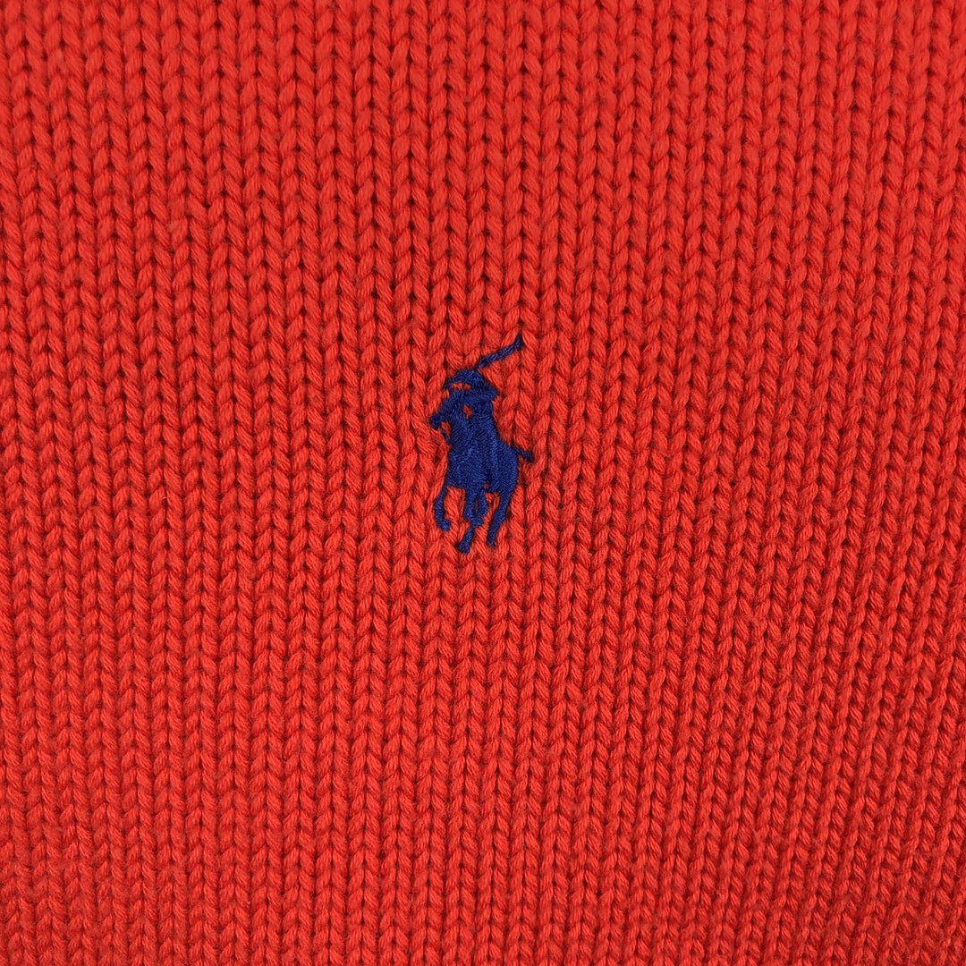 Ralph Lauren POLO by Ralph Lauren Cotton Knit Sweater Men's XL cotton red type Vintage Second Hand