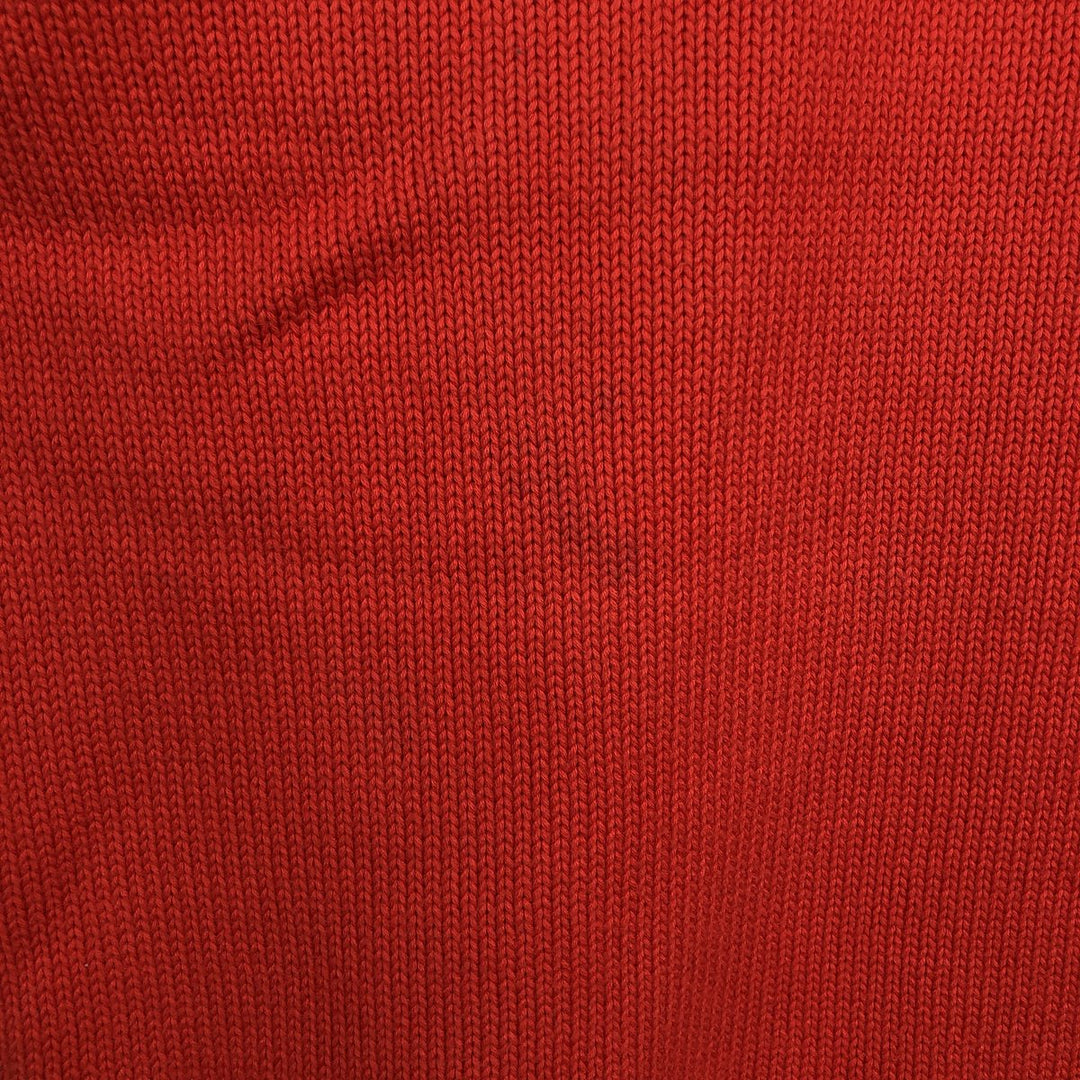 Ralph Lauren POLO by Ralph Lauren Cotton Knit Sweater Men's XL cotton red type Vintage Second Hand