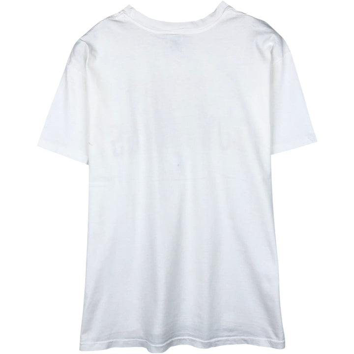 90'S Anvil College T-Shirt, Men's XL equivalent, Vintage cotton white type Vintage Second Hand
