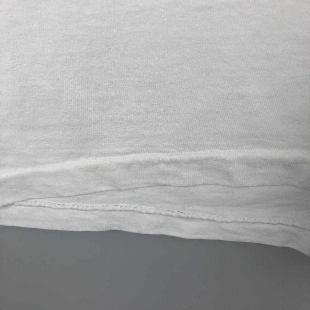 90'S Anvil College T-Shirt, Men's XL equivalent, Vintage cotton white type Vintage Second Hand