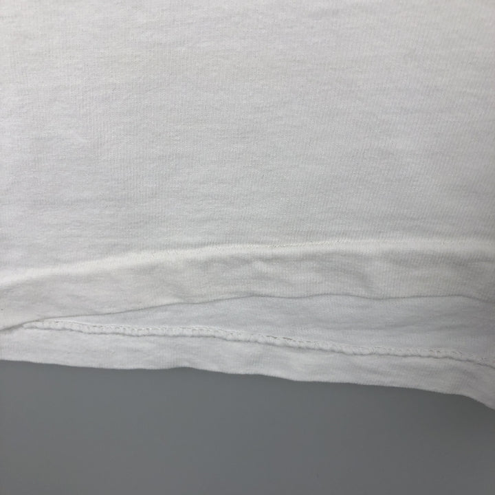 90'S Anvil College T-Shirt, Men's XL equivalent, Vintage cotton white type Vintage Second Hand