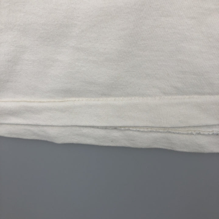 90'S Stafford College T-shirt, Men's XL equivalent, Vintage cotton pale white type Vintage Second Hand