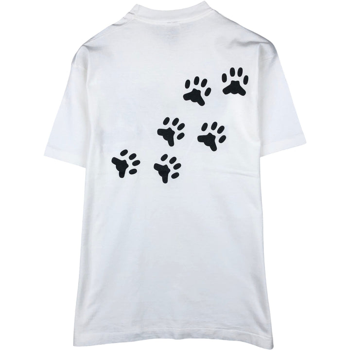 90s-00'S Fruit of the Loom Animal T-shirt, Men's Size L (approx.), Vintage cotton white type Vintage Second Hand
