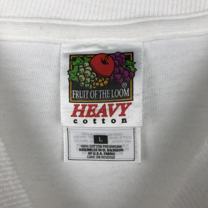 90s-00'S Fruit of the Loom Animal T-shirt, Men's Size L (approx.), Vintage cotton white type Vintage Second Hand