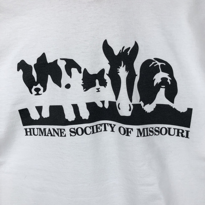 90s-00'S Fruit of the Loom Animal T-shirt, Men's Size L (approx.), Vintage cotton white type Vintage Second Hand