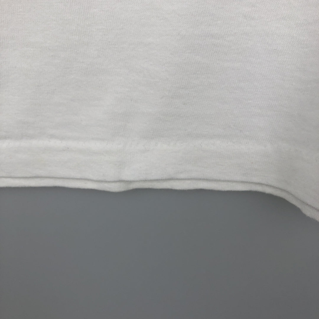 90'S ONEITA POWER-T Fish Print Animal T-Shirt Men's Size L (Equivalent) Vintage cotton white type Vintage Second Hand