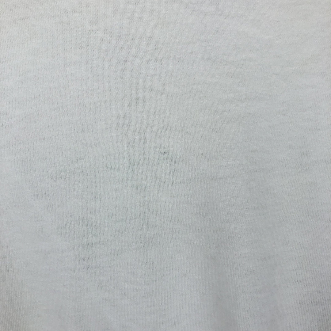 90'S ONEITA POWER-T Fish Print Animal T-Shirt Men's Size L (Equivalent) Vintage cotton white type Vintage Second Hand