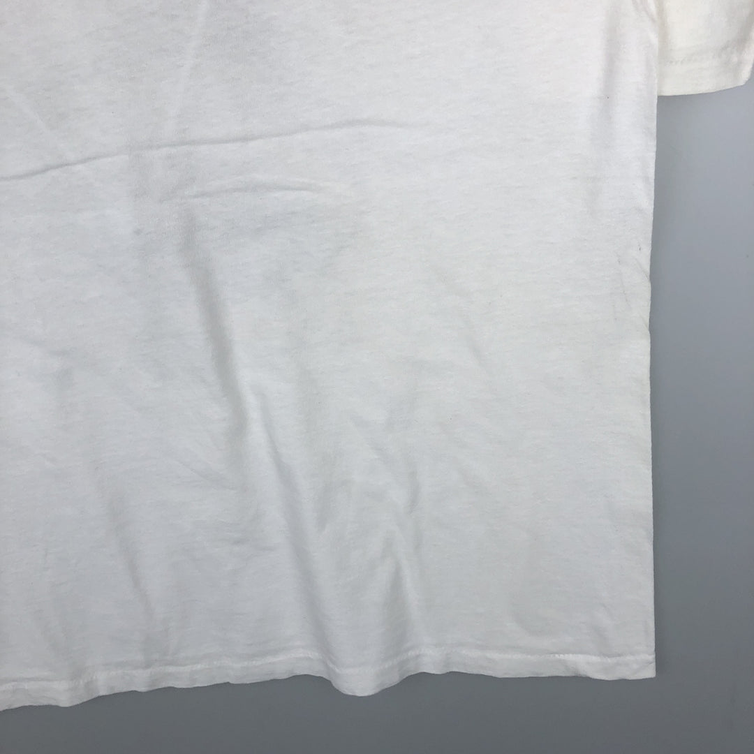 90'S ONEITA POWER-T Fish Print Animal T-Shirt Men's Size L (Equivalent) Vintage cotton white type Vintage Second Hand