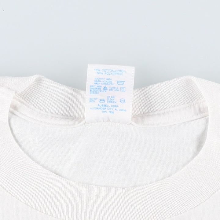 90's Jerseys Jerzees 50 cotton white type Vintage Second Hand