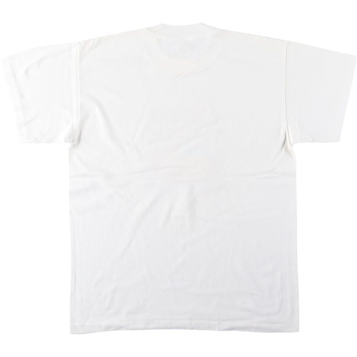 90'S Shoebox Greetings Dad Joke Print T-Shirt, Made in USA, Men's Size L (Equivalent), Vintage polyester white type Vintage Second Hand