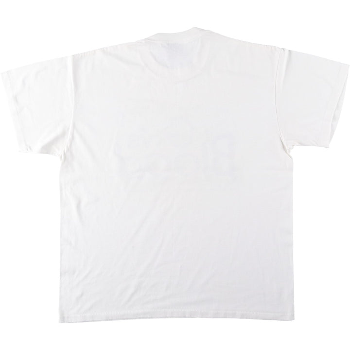 90'S ONEITA SMF Blood Centers Message Print T-Shirt, Men's XL (approx.), Vintage cotton white type Vintage Second Hand