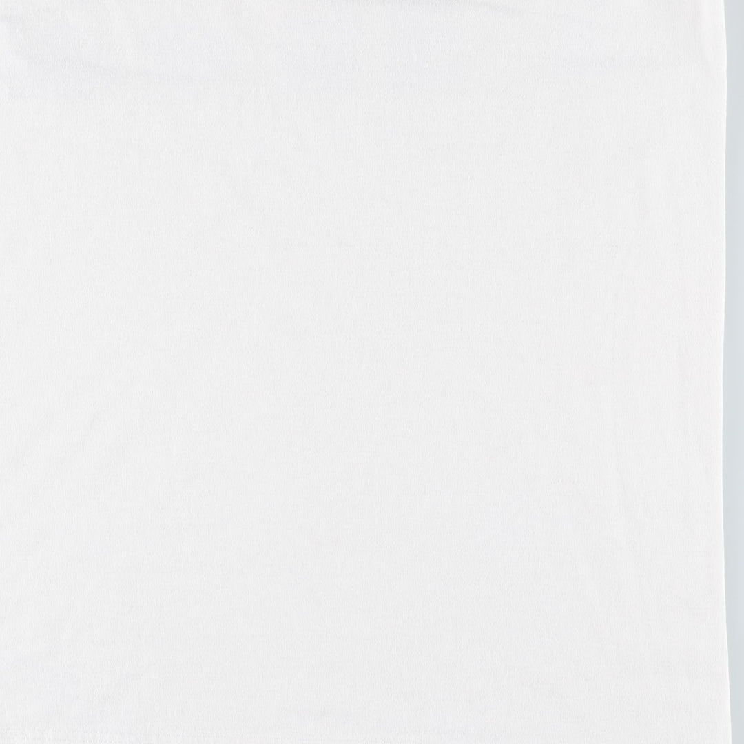 90'S Russell Athletic Episcopal Church Message Print T-Shirt, Made in USA, Men's Size L (approx.) polyester white type Vintage Second Hand
