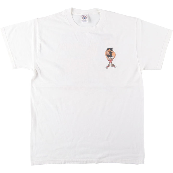 2000'S Delta DELTA Print T-shirt, Men's Medium cotton white type Vintage Second Hand