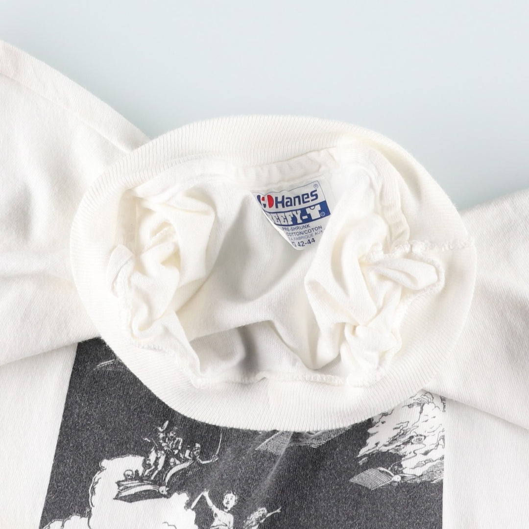 90'S Hanes Los Angeles Children's Theatre Art T-shirt, Made in USA, Men's Size L (approx.), Vintage cotton white type Vintage Second Hand