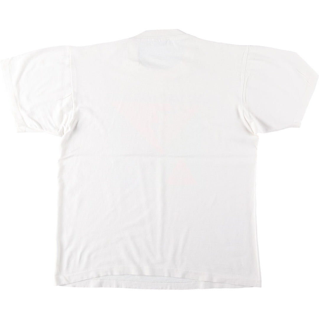 90'S Fruit of the Loom St. Michaels Art T-shirt, Made in USA, Men's Size L (approx.), Vintage cotton white type Vintage Second Hand