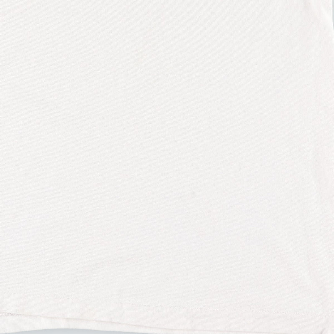 90'S Hanes BEEFY-T Fish Print Art T-Shirt, Made in USA, Men's XL (approx.), Vintage cotton white type Vintage Second Hand
