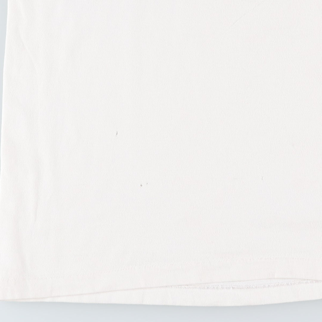 90'S Hanes BEEFY-T Fish Print Art T-Shirt, Made in USA, Men's XL (approx.), Vintage cotton white type Vintage Second Hand