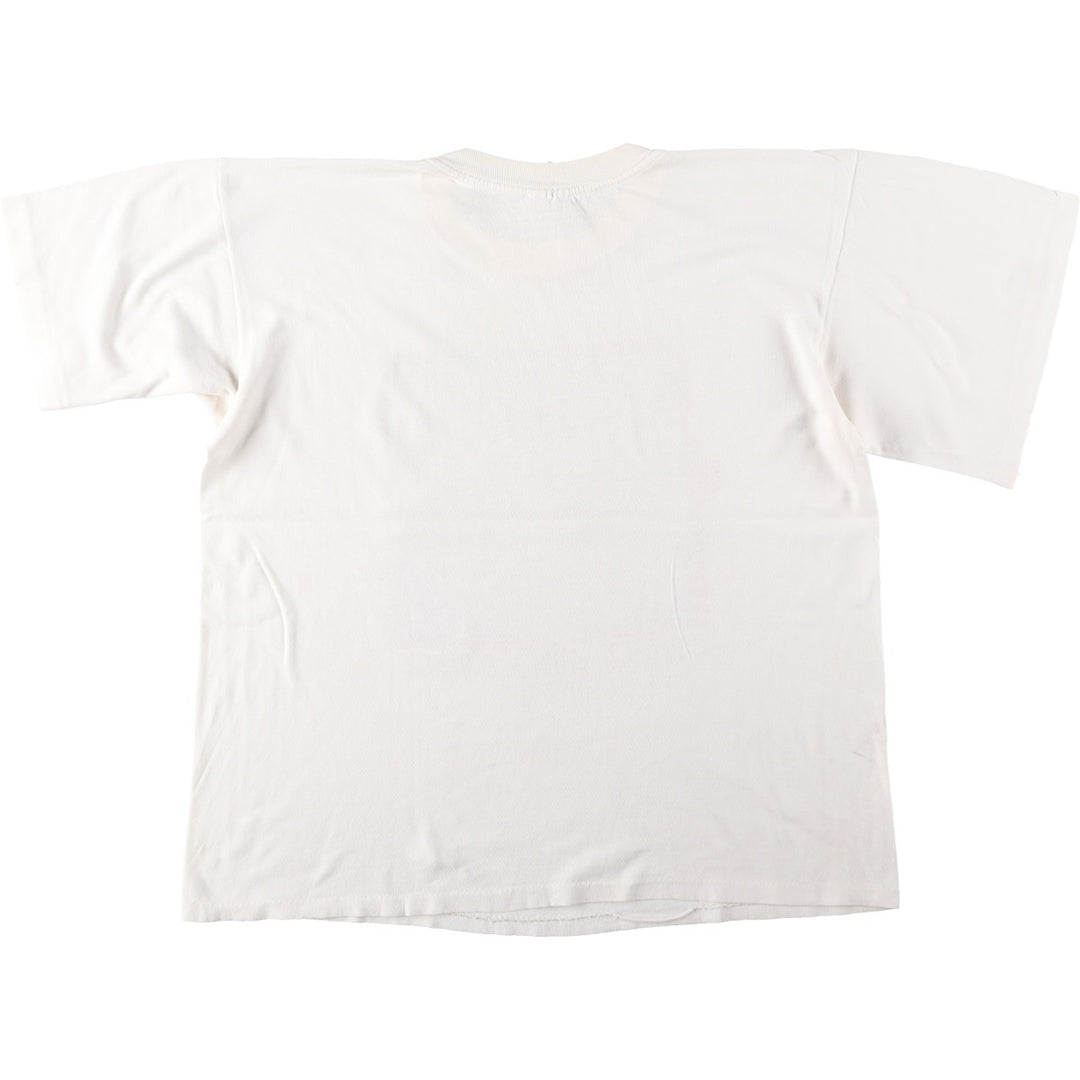 90'S Solar-T Crocodile Pattern Art T-Shirt, Men's XL (approx.), Vintage cotton white type Vintage Second Hand