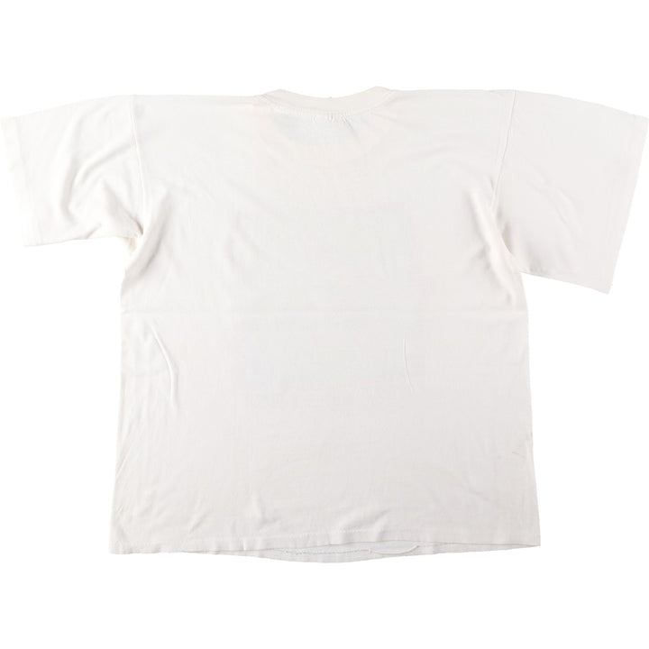 90'S Solar-T Crocodile Pattern Art T-Shirt, Men's XL (approx.), Vintage cotton white type Vintage Second Hand