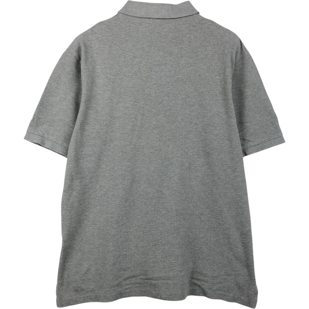 Ralph Lauren POLO RALPH LAUREN short sleeve polo shirt men's size L cotton gray type Vintage Second Hand