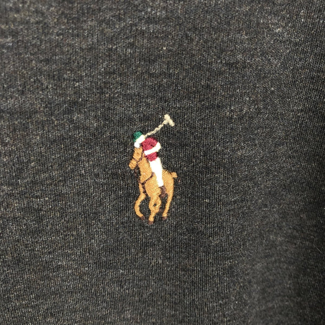 Ralph Lauren POLO RALPH LAUREN SLIM FIT short sleeve polo shirt men's XL equivalent cotton Charcoal Vintage Second Hand