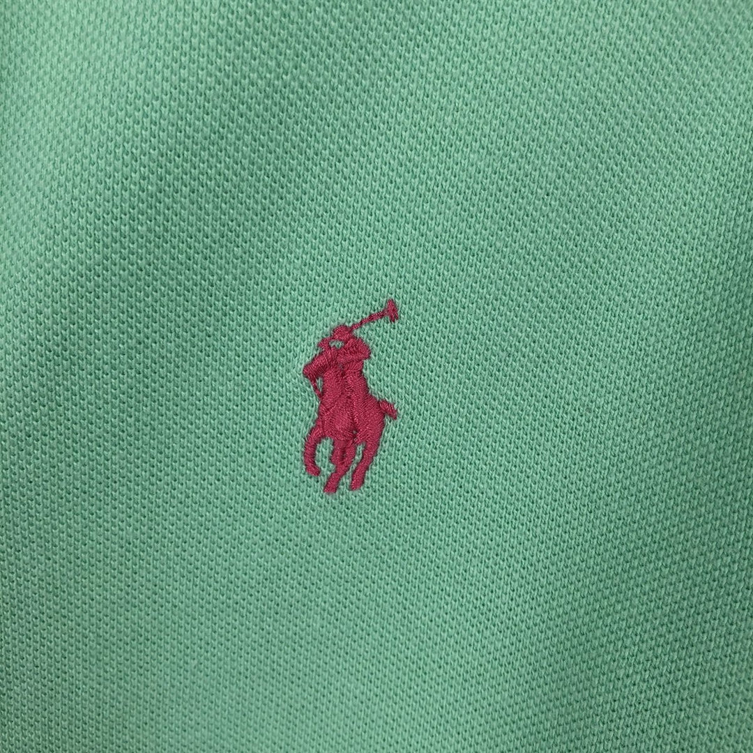 Ralph Lauren POLO RALPH LAUREN CUSTOM FIT short sleeve polo shirt men's XL equivalent cotton Mint green Vintage Second Hand