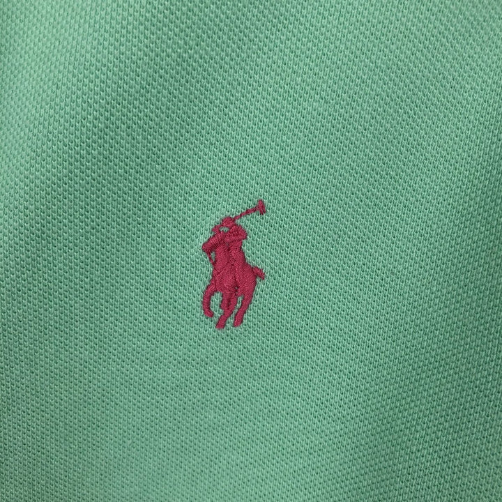 Ralph Lauren POLO RALPH LAUREN CUSTOM FIT short sleeve polo shirt men's XL equivalent cotton Mint green Vintage Second Hand